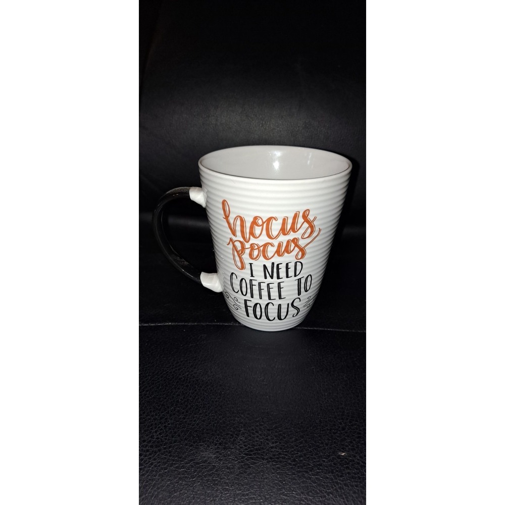 Halloween Hocus Pocus I Need Coffee To Focus Prima Design Double Sided Mug